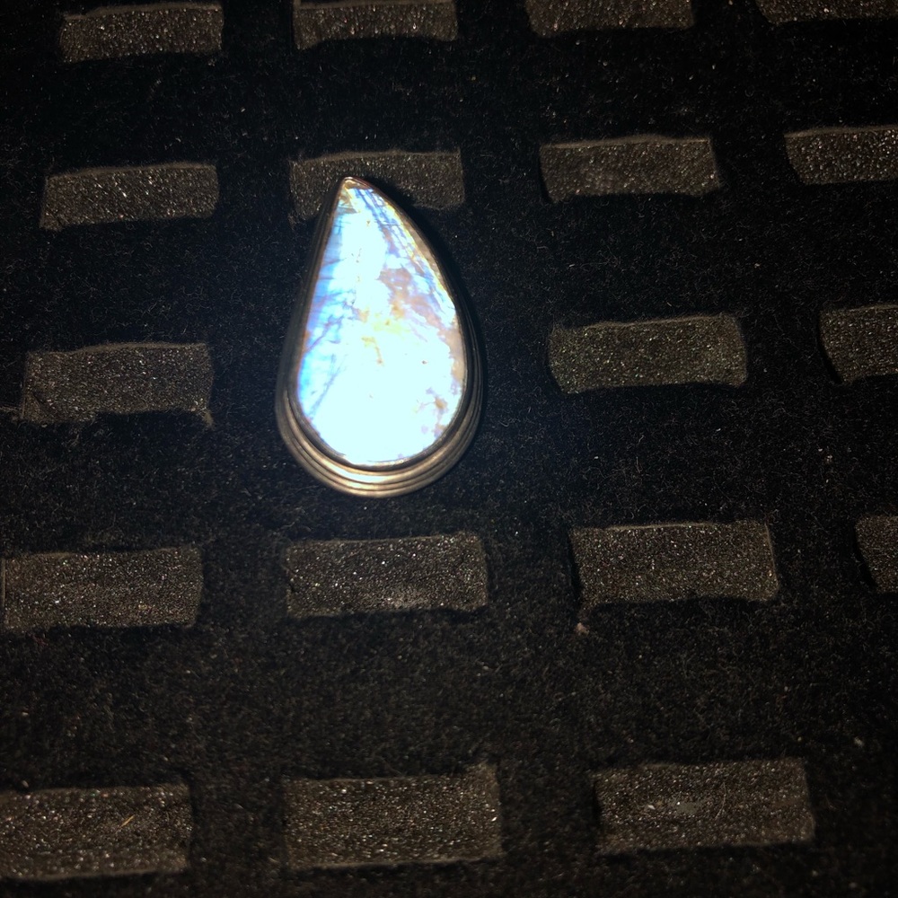 Sterling silver & semi precious gemstone ring